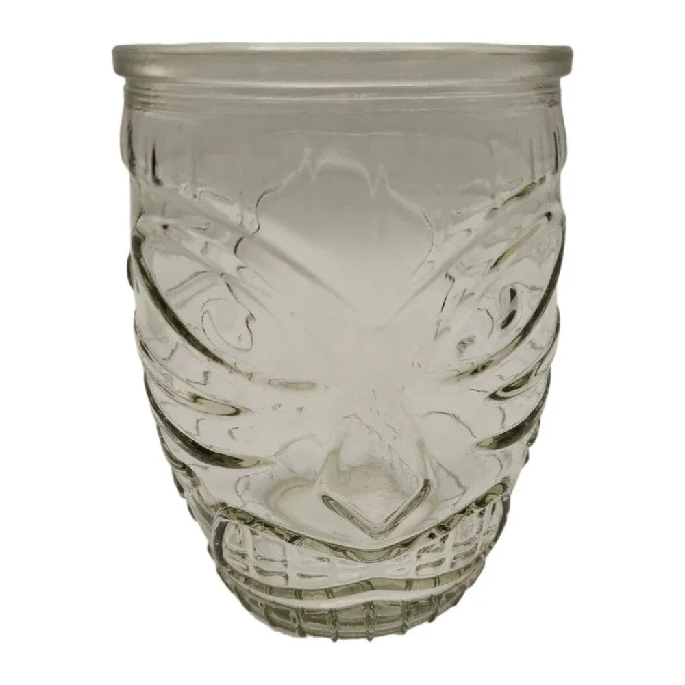 Libby VTG  Glass Tiki Mug 4.5 Inch Tall Decorative Drinkware Barware Collectible